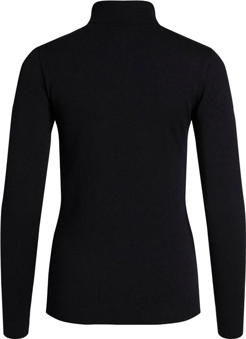 Object Objthess L/S Rollneck Knit Pullover Kvinde Black Rullekraver Str L - hos Magasin