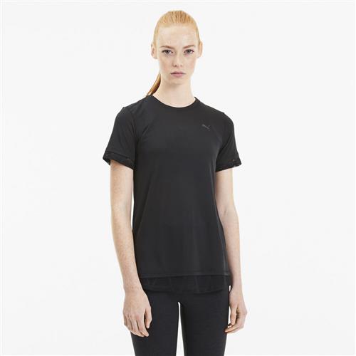 Puma Studion Mixed Lace Tshirt L - Trænings T-shirts Polyester hos Magasin