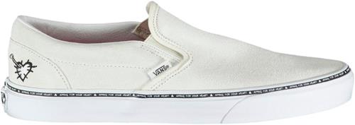 Vans ua Classic Slipon Mand Light Gray/white Sneakers Str 41 - hos Magasin