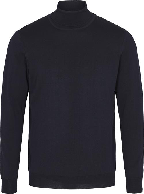 Sand Merino Id Mand Blå Turtlenecks Str XL Merino - hos Magasin