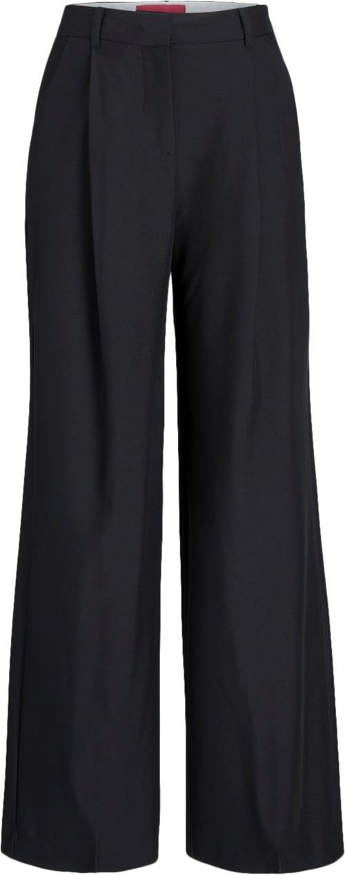 JJXX Jxellis Wide HW Pant PNT Kvinde Sort Bukser Med Brede Ben Str "XL/""32" - hos Magasin