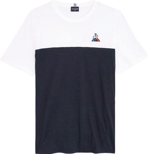 Le Coq Sportif Saison 1 TEE SS N°2 M N.Optica Mand White Kortærmede T-shirts Str XL - Bomuld hos Magasin