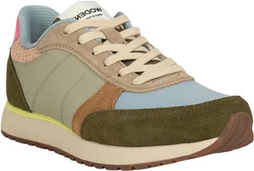 Woden Ronja Kvinde Stone Multi Sneakers Str 39 - Læder hos Magasin