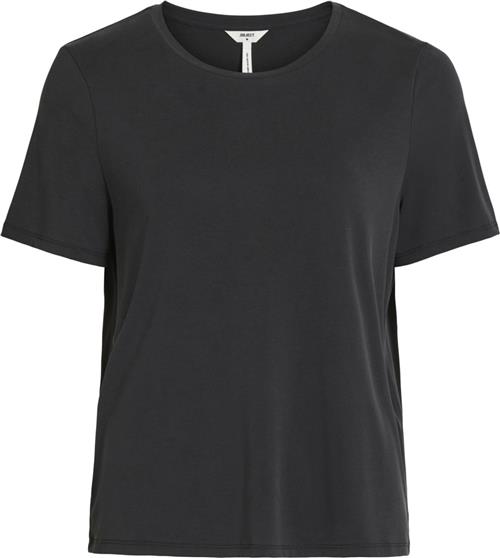 Object Objannie S/S Tshirt Noos Kvinde Black Kortærmede T-shirts Str XS - hos Magasin