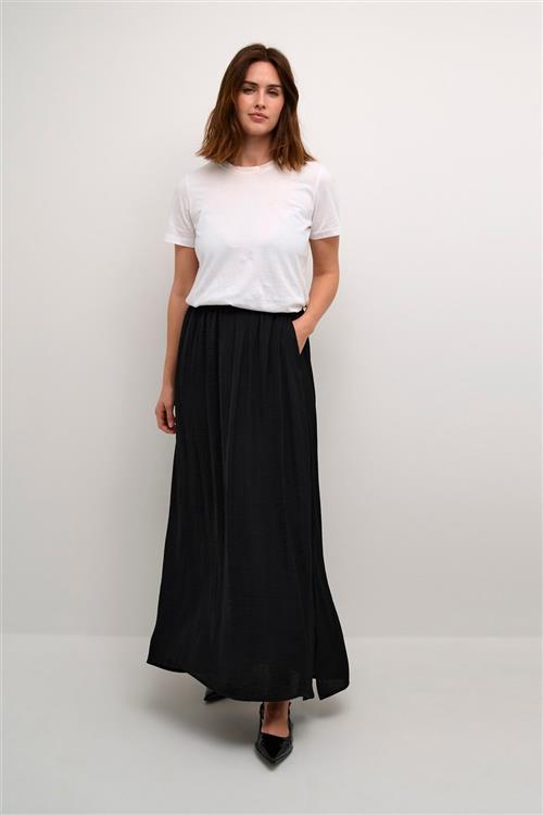 Kaffe Kaallie Skirt Kvinde Black Deep Maxi Nederdele Str 38 - hos Magasin