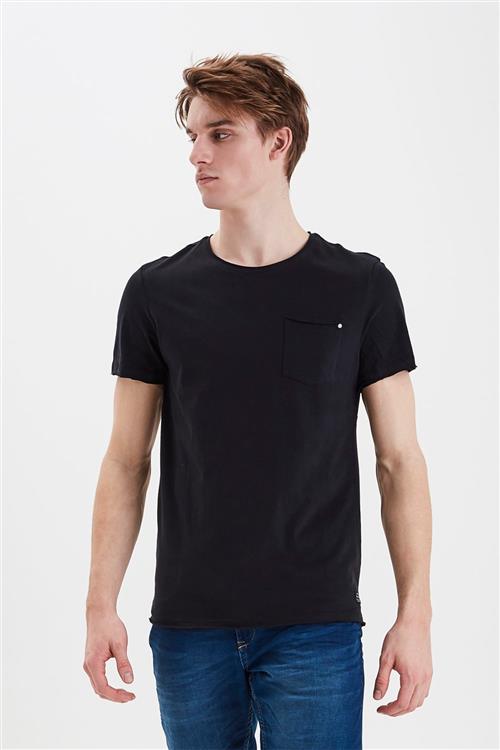 Blend Bhnoel Tee Noos Mand Black Kortærmede T-shirts Slim Fit Str S - hos Magasin