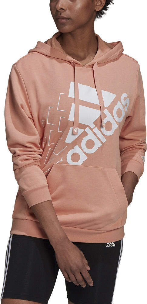 Se adidas Brand Love Slanted Logo Relaxed Hættetrøje XS - Hættetrøjer & Sweatshirts Bomuld hos Magasin ved Magasin