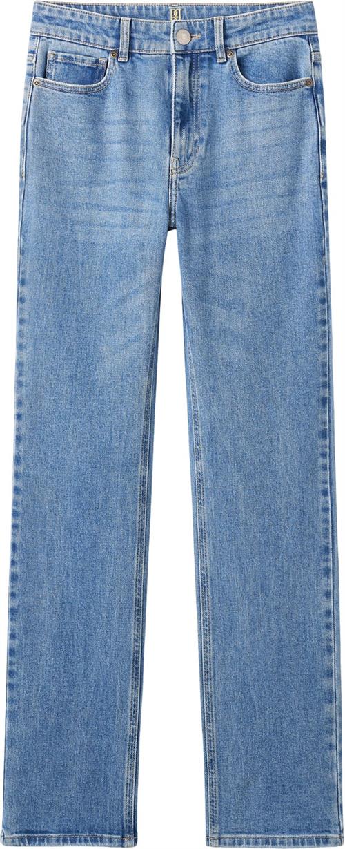 By Malene Birger Stellen Kvinde Denim Blue Straight Jeans Str 28 - Denim hos Magasin