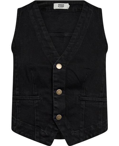 Magasin du Nord Collection Magasin Esme 4G Kvinde Dark Worn Denim Veste Str S