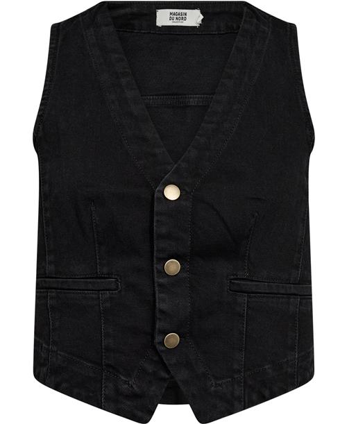 Magasin du Nord Collection Magasin Esme 4G Kvinde Dark Worn Denim Veste Str M