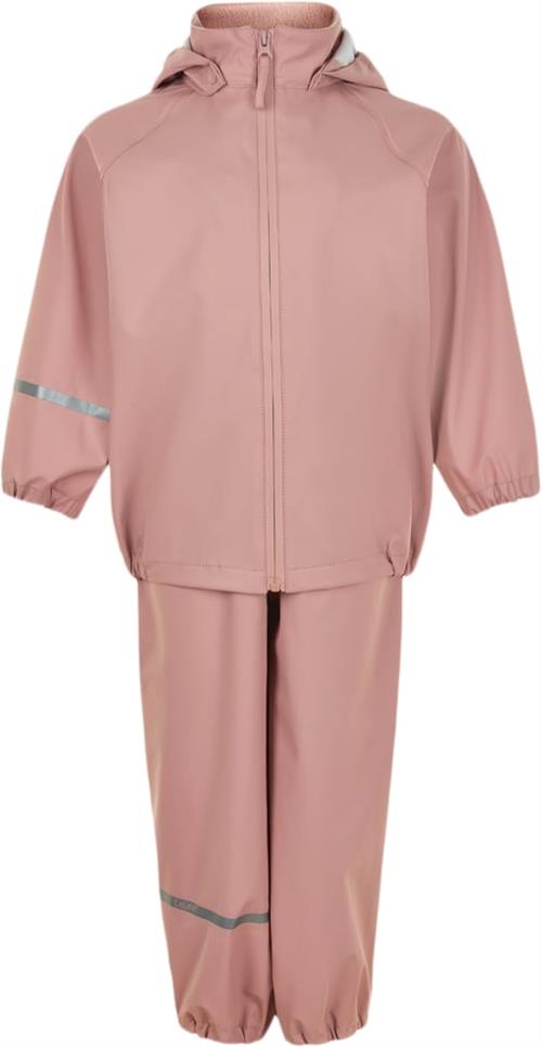 Se CeLaVi Basic Rainwear set Recycle PU Str 130 - Misty Rose Regntøj hos Magasin ved Magasin