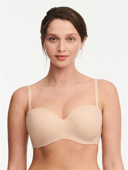 Se Chantelle Norah Bandeau Tshirt bra Stropløse Bh'er Str B 75 - hos Magasin ved Magasin