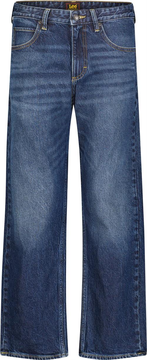 Se Lee Rider Classic Kvinde Medium Denim Wide Jeans Str 24/31 - Bomuld hos Magasin ved Magasin