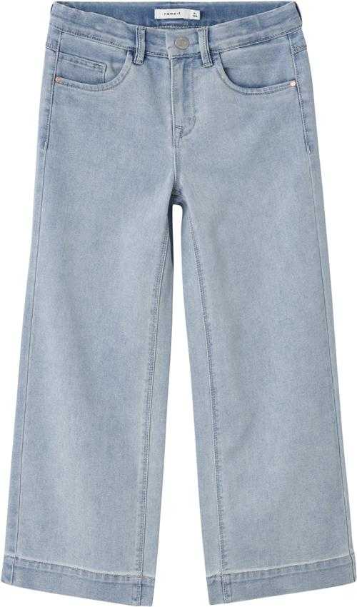 Name It Nkfrose HW Wide Jeans 1356on Noos Str 146 - Blå Jeans hos Magasin