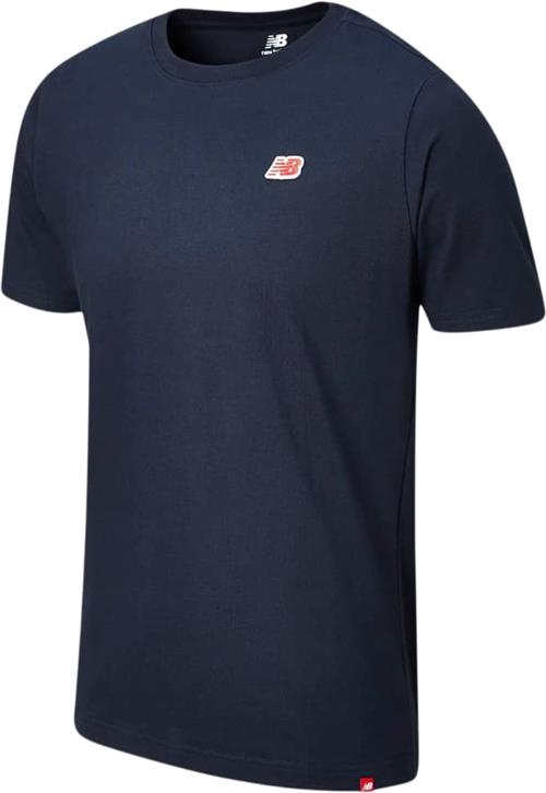 New Balance Small Logo Tshirt Mand Eclipse Kortærmede T-shirts Str S - Bomuld hos Magasin