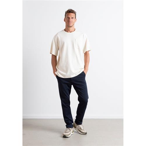 Se Clean Cut Copenhagen Calton Structured Tee Mand Ecru Kortærmede T-shirts Str L - Bomuld hos Magasin ved Magasin