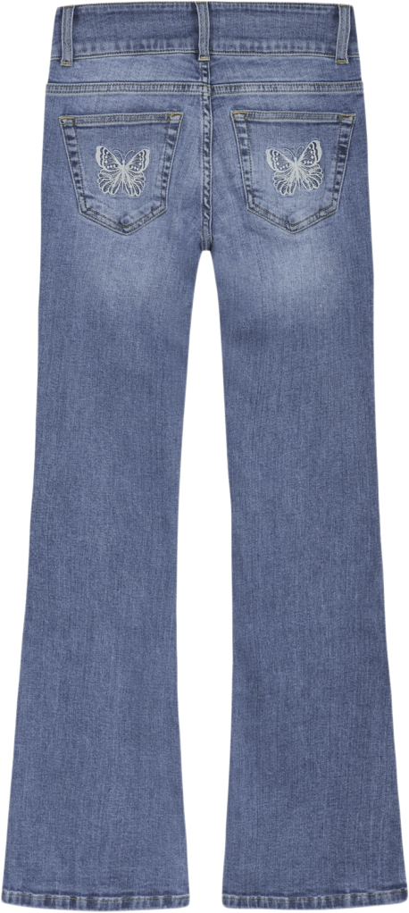 Grunt Cancas Low Flare Str 26/13Y - Blue Jeans hos Magasin