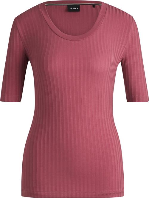 Se BOSS Effilie Kvinde Light/pastel Red Kortærmede T-shirts Str XS - hos Magasin ved Magasin