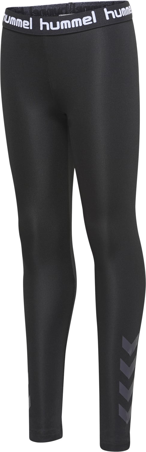 Hummel Hmltona Tights Str 6 år / 116 cm - Sort Leggings hos Magasin