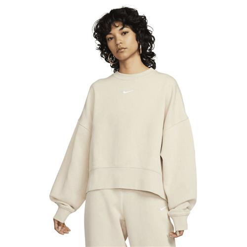 Se Nike Sportswear Collection Sweatshirt Kvinde Sanddrift/white Sweatshirts Str XL - Bomuld hos Magasin ved Magasin