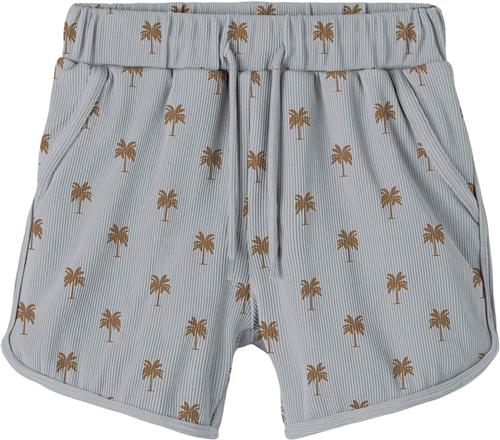 Lil' Atelier Nmmfagmo Loose Swim Shorts LIL Str 62 - Harbor Mist Badebukser hos Magasin