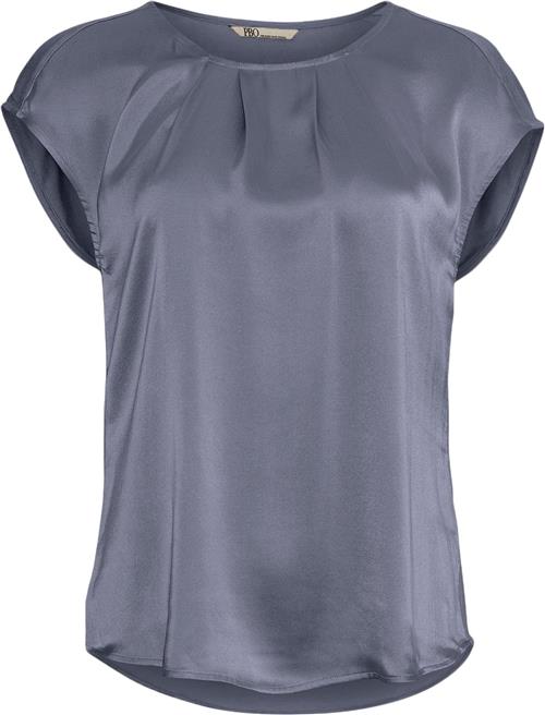 PBO ¤ Wee top ¤ Kvinde Ombre Blue Toppe Str XS - hos Magasin