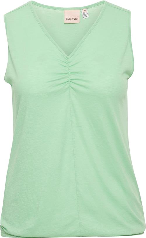 Simple Wish Swsansa TOP 2 Kvinde Absinthe Green Toppe Str 44 - hos Magasin