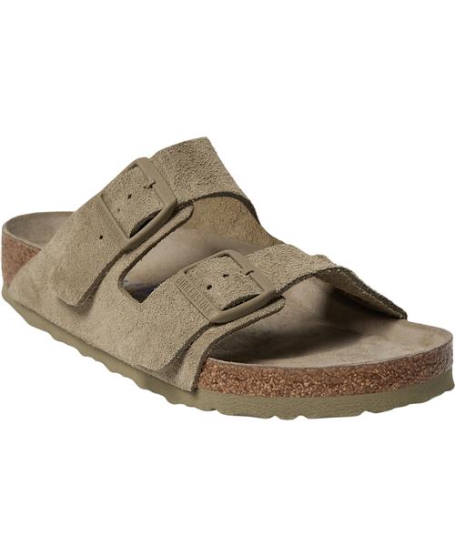 Birkenstock Arizona SFB Leve Faded Khaki Mand Faded Kharki Sandaler Str 41 - hos Magasin