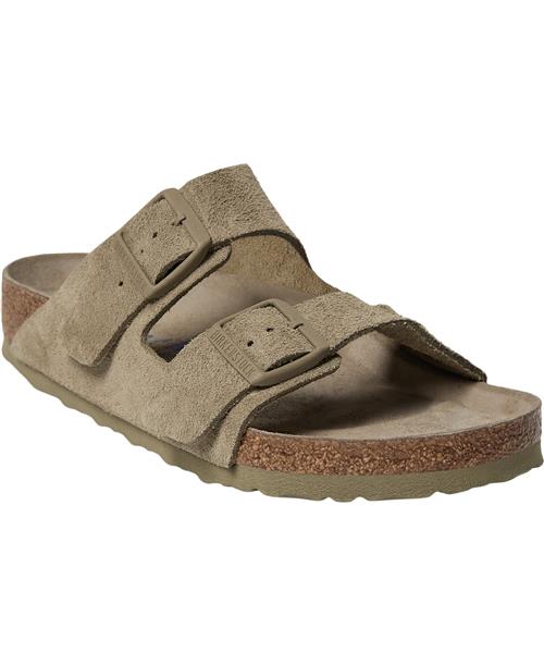 Birkenstock Arizona SFB Leve Faded Khaki Mand Faded Kharki Sandaler Str 43 - hos Magasin