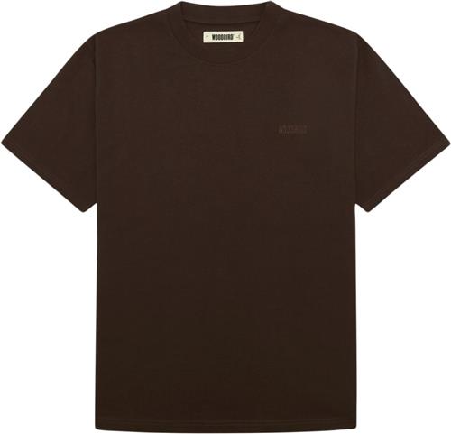 Se Woodbird Wbbaine Base tee Mand Brown Kortærmede T-shirts Str S - Bomuld hos Magasin ved Magasin