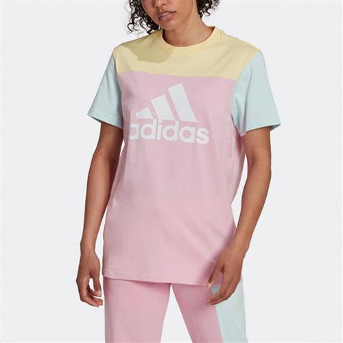 adidas Essentials Colorblock Logo Tshirt S - Trænings T-shirts hos Magasin