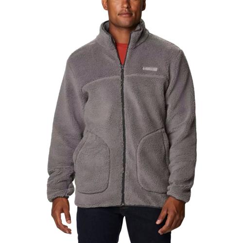 Se Columbia Sherpa Fleece Jacket Mand Black Fleece Str M - Polyester hos Magasin ved Magasin