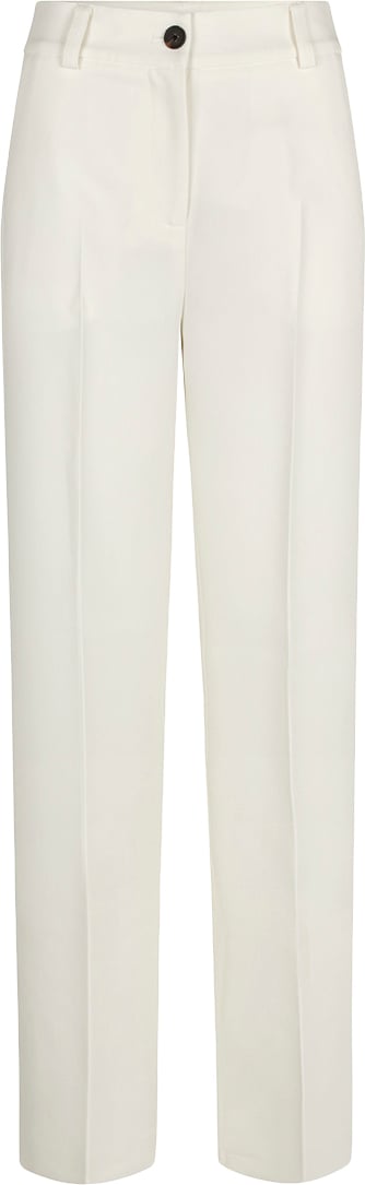 Modström Gale Pants Kvinde Soft White Bukser Med Lige Ben Str L - hos Magasin