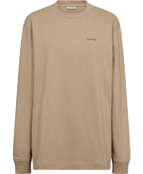 Holzweiler W. Relaxed Long Sleeve Kvinde Sand Sweatshirts Str XS - hos Magasin