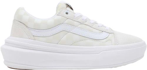 Se Vans ua old Skool Overt cc Kvinde White/checkerboard Sneakers Str 40,5 - hos Magasin ved Magasin