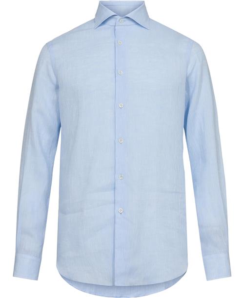 Pal Zileri Shirt Kvinde Light Blue Langærmede Skjorter Str 41 - hos Magasin