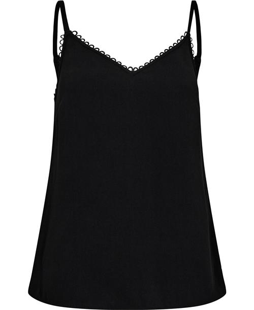 Ted Baker Andreno Strappy Cami With Rouleaux Kvinde Black Tanktoppe Str S /2 - hos Magasin