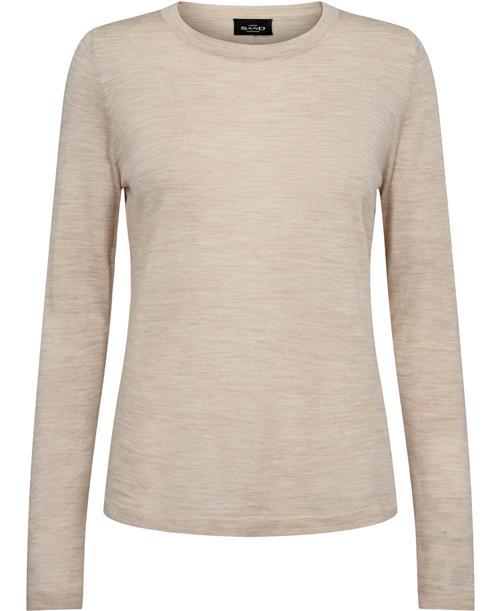 Se Sand Fellini Pre T-shirt LS Kvinde Hvid Langærmede T-shirts Str S - hos Magasin ved Magasin