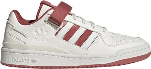 Se adidas Forum low Mand Cwhite/whitin/crered Sneakers Str 46 - Læder hos Magasin ved Magasin