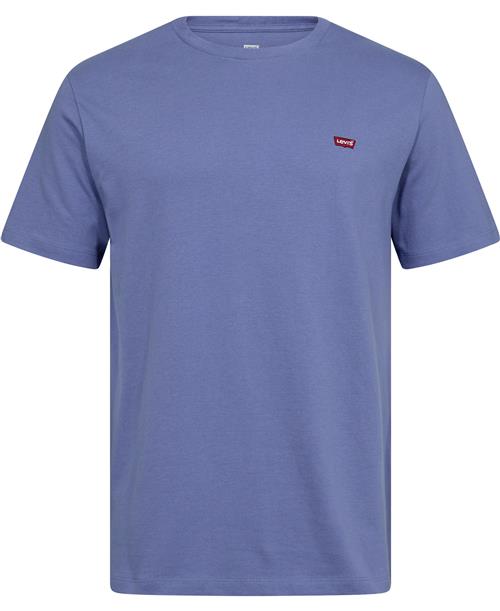 Se Levi's SS Original HM TEE Bleached DE Mand Blå Kortærmede T-shirts Str S - Bomuld hos Magasin ved Magasin