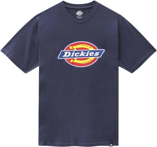 Dickies Icon Logo TEE Navy Blue Mand Navy Blue Kortærmede T-shirts Str M - hos Magasin