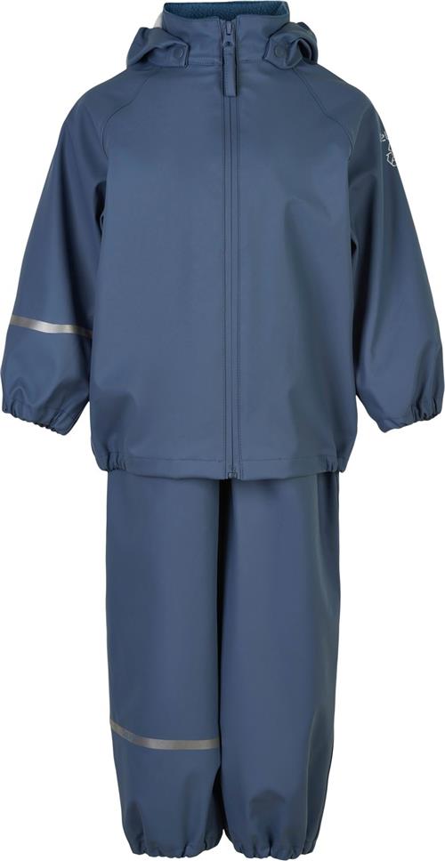 CeLaVi Basic Rainwear set Recycle PU Str 110 - China Blue Regntøj hos Magasin