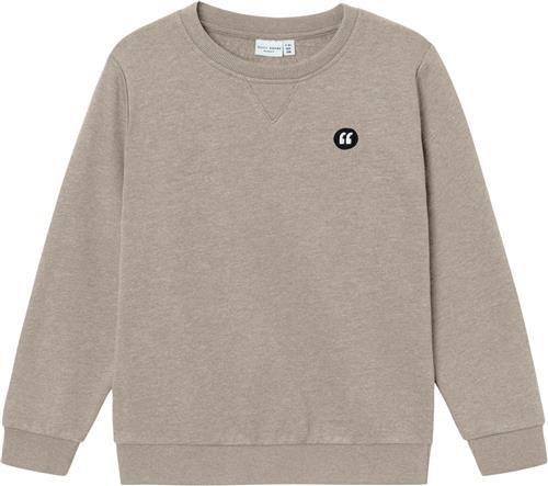 Name It Nkmvimo LS Sweat BRU Noos Str 116 - Pure Cashmere Sweatshirts hos Magasin