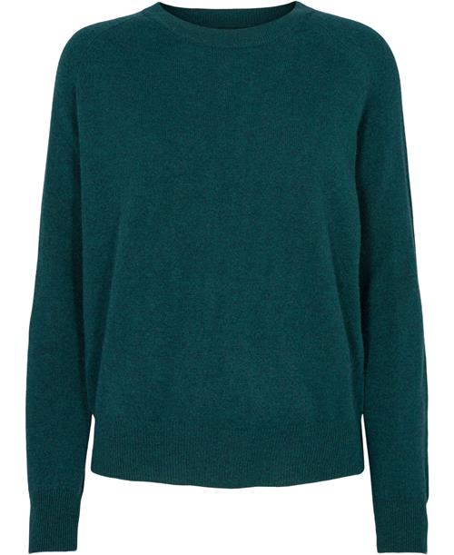 Magasin du Nord Collection Magasin Mabel 2 100 Cashmere Kvinde Moss Green Sweaters Str L Cashmere