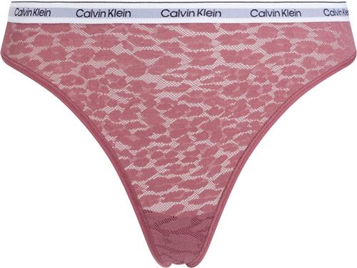 Calvin Klein High LEG Thong G-strenge Str L - hos Magasin