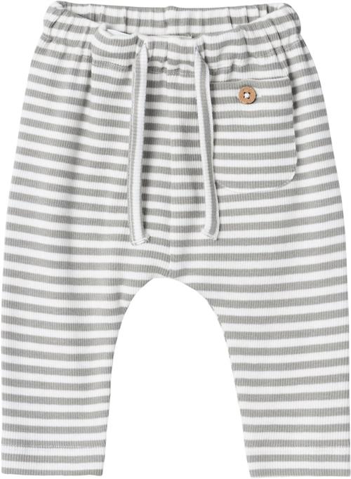 Lil' Atelier Nbmgago Loose Pant LIL Noos Str 80 - Limestone Bukser hos Magasin