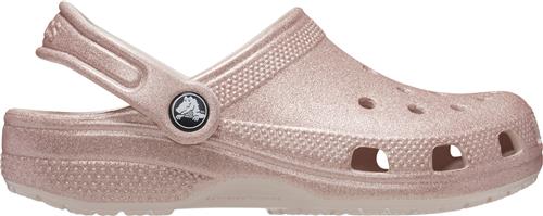 Se Crocs Classic Glitter Clog K Qugl Quartz Glitter Sandaler Str 29/30 - hos Magasin ved Magasin