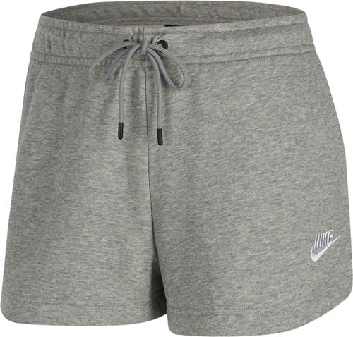 Se Nike Sportswear Essential Shorts Kvinde Grey Sweatshorts Str M - Bomuld hos Magasin ved Magasin