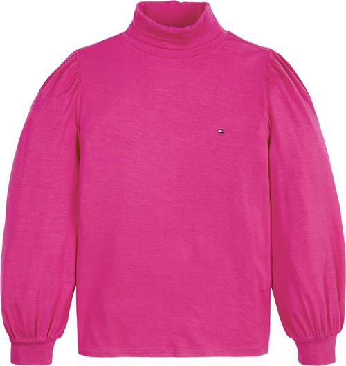 Tommy Hilfiger Turtle Neck Knit TOP L/S Str 6 år / 116 cm - Eccentric Magenta Strik hos Magasin