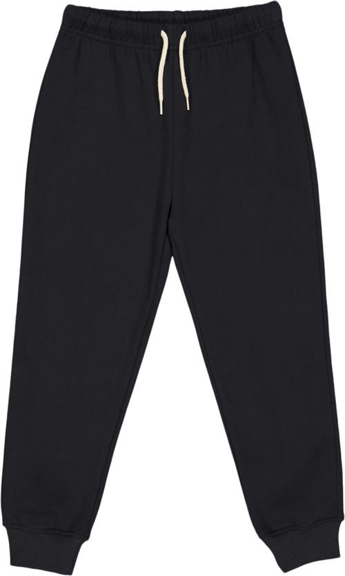 Müsli by Green Cotton Olsen Kids Sweatpants Str 122 - Black Bukser Bomuld hos Magasin